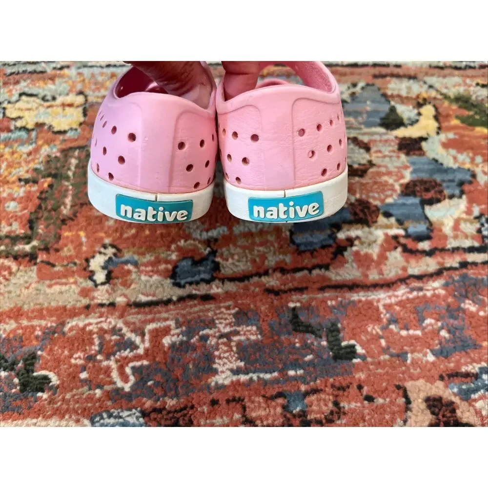 Native Shoes Mary Jane Water Shoes Pink Girls Child Size 10 Kids